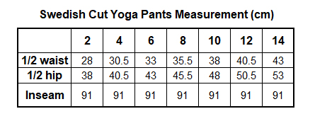 Yoga Pants Sizes  International Society of Precision Agriculture