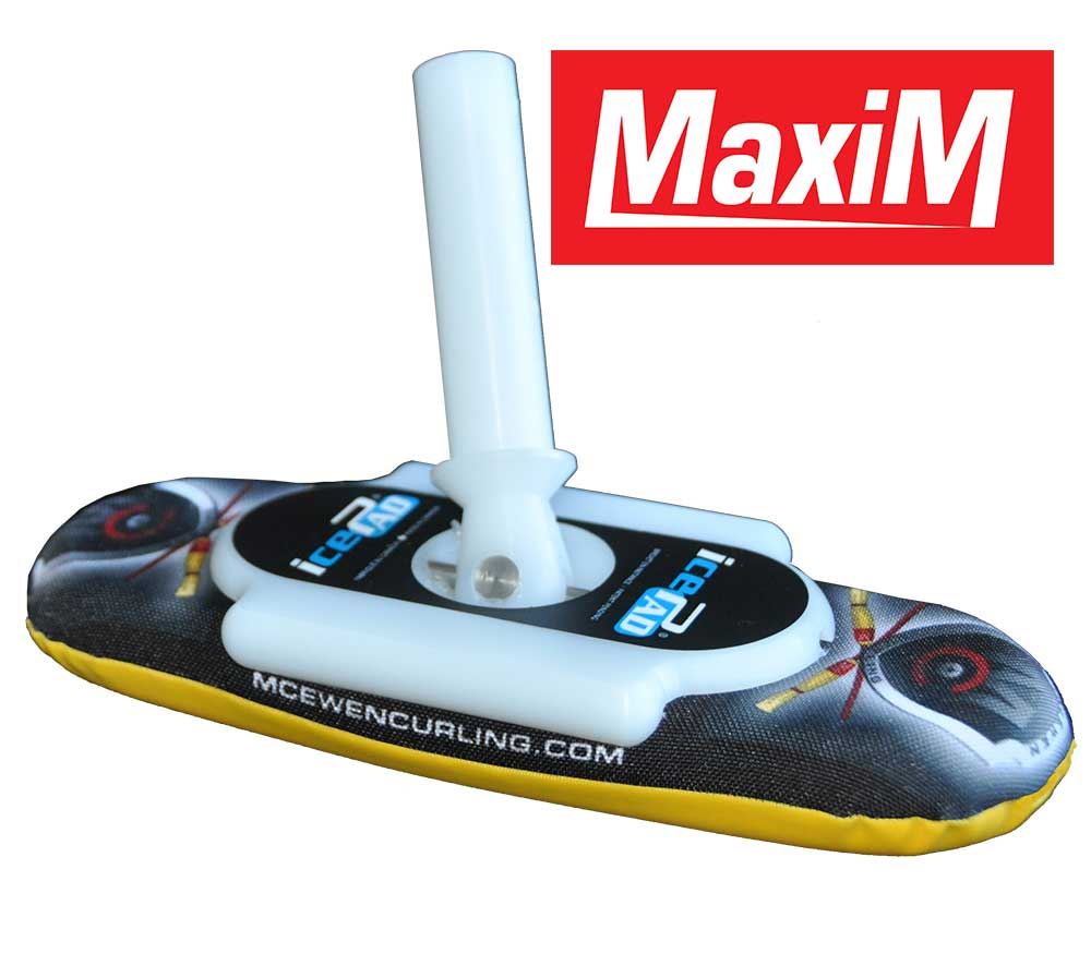 MaxiM icePad Brushes Black/Yellow